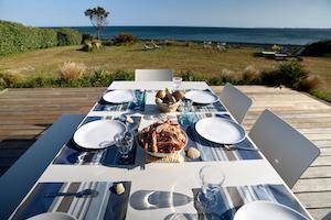 Plateau de fruits de mer sur la terrasse